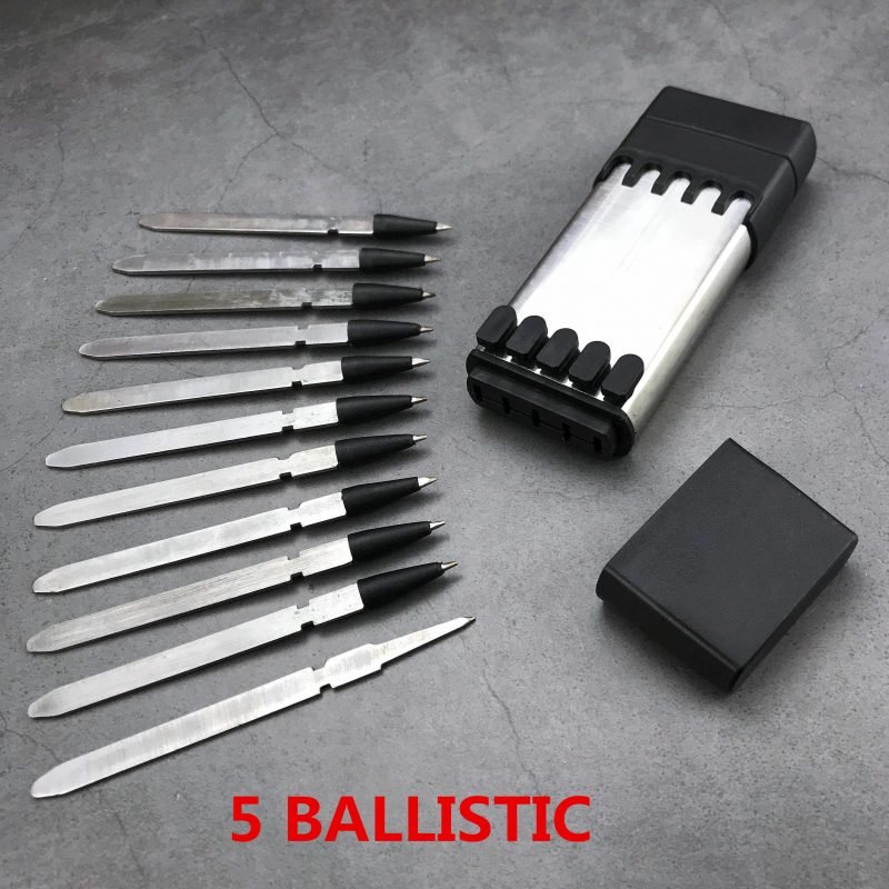 5 ballistic dart launcher-self defense 10 pcs darts and a shooter - dart launcher,ballistic dart gun,dart gun self defense,ballistic dart shooter top knives