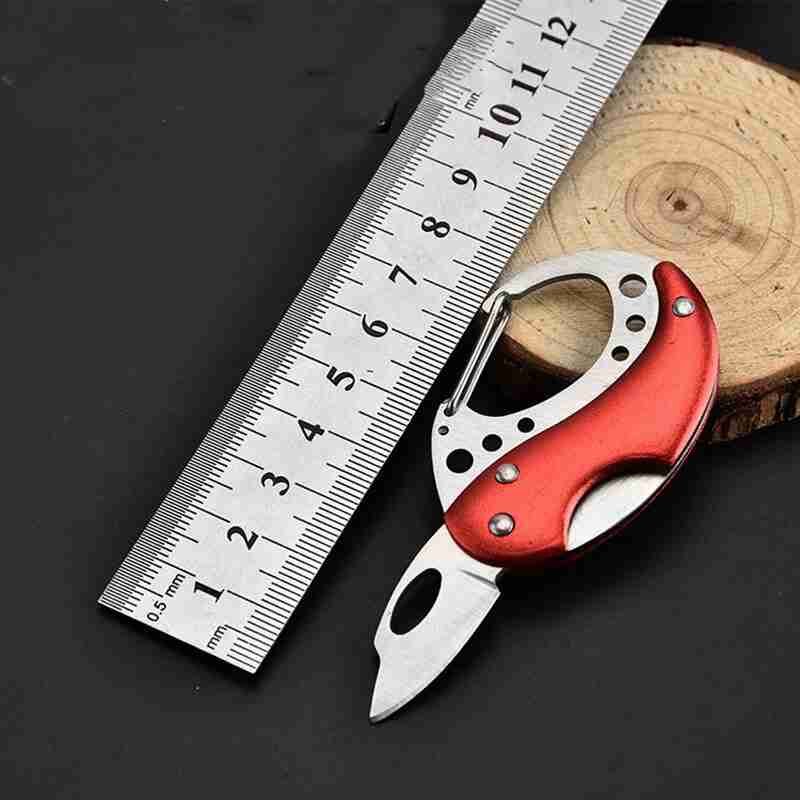 Portable Multifunctional Express Parcel Knife, Keychain, Serrated Hook,  Carry-on Unpacking, Emergency Survival Tool Box Opener