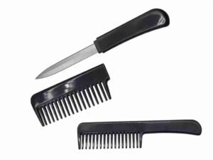Zt-ckp2-black cia agent comb knife belt - cia agent comb knife ztech knives