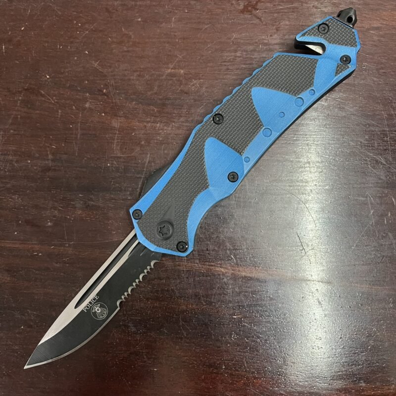 Police agent tactical otf knife