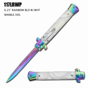11 ITALIAN STILETTO OTF DOUBLE ACTION KNIVES/Color blade