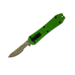 mini otf surgery knife, removable blade,pocket EDC keychain knives--SBM-SS006