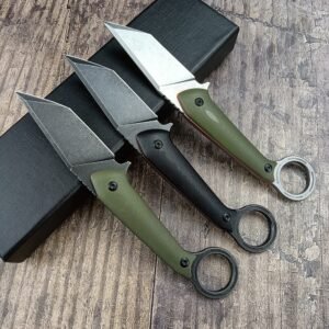 Tanto Blade Straight Hunting Outdoor Tactical Knife Edc Neck Knife Wilderness Defense 8Cr13Mov Fixed Blade Knife Camping Tools